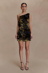 Ayana Cross Back Mini Dress - Velvet Burnout