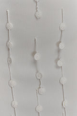 Tove Hand Knit Flower Mini Dress - White