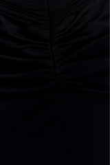 Vivianne Low Neck Maxi Dress - Black